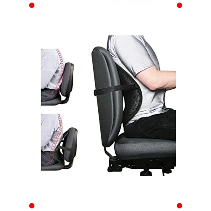 Ortopedik Fileli Bel Sırt Destek Minderi