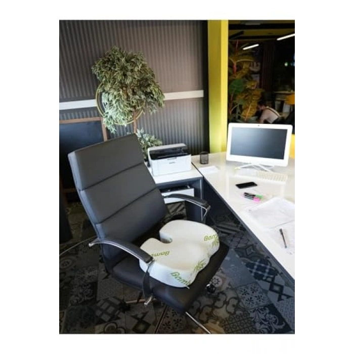 Ortopedik Hemoroid Yastığı, Bambu Kılıf, Visco