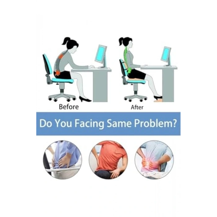 Ortopedik Hemoroid Yastığı, Bambu Kılıf, Visco