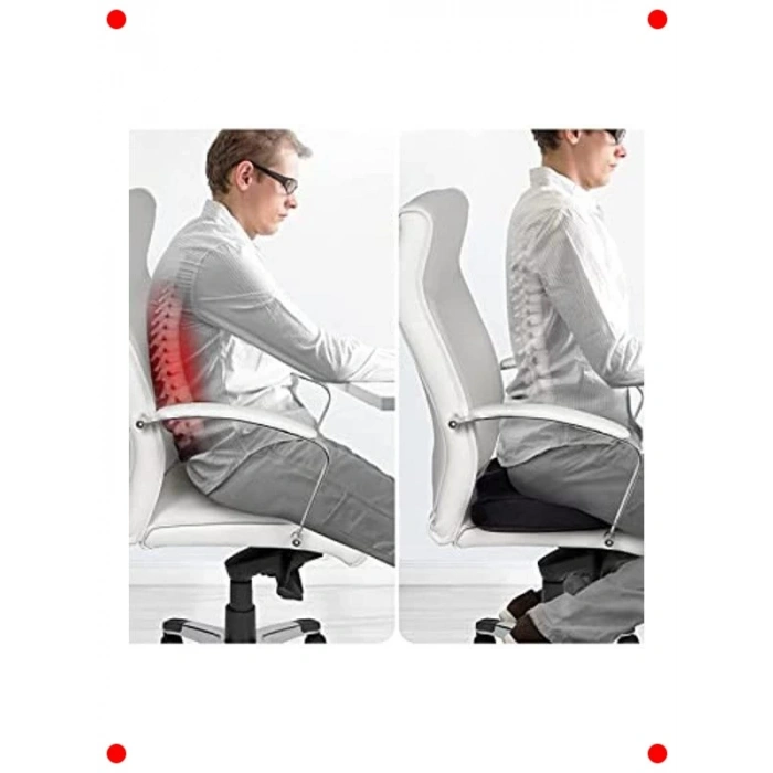 Ortopedik Oturma Minderi - Visko, Dik Duruş Destekli