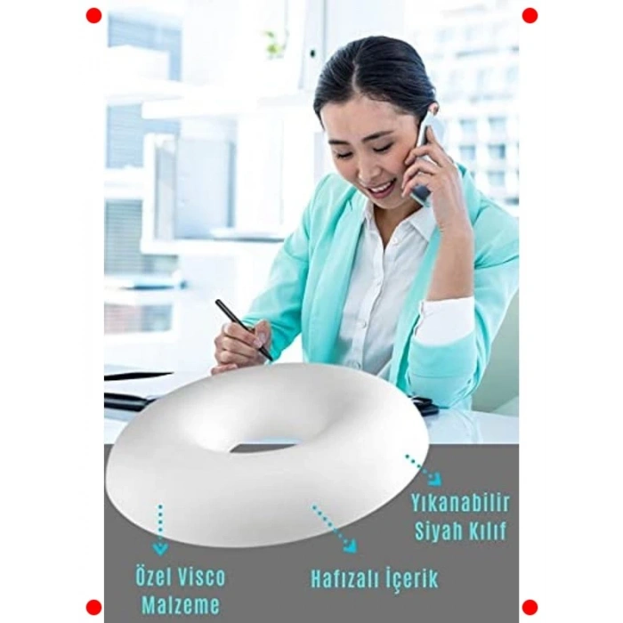 Ortopedik Oturma Simidi Minderi - Konforlu Destek