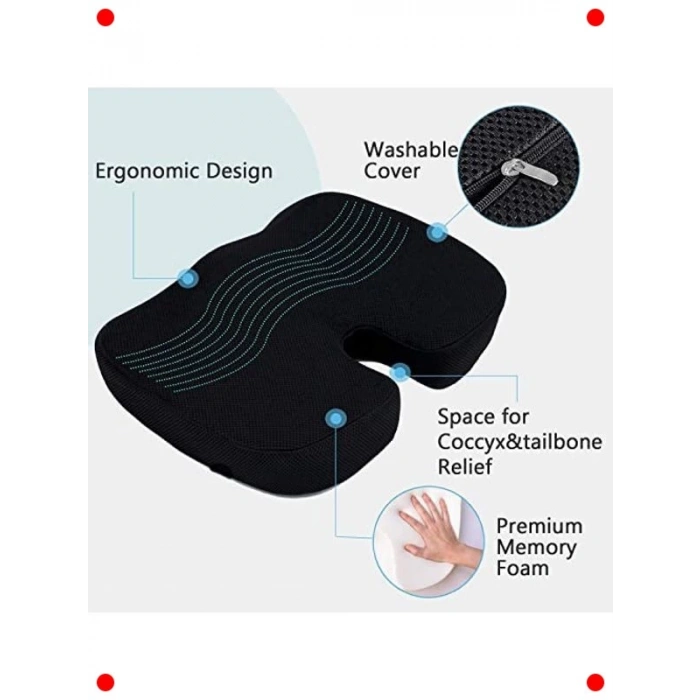 Ortopedik Visco Bel ve Boyun Destek Yastığı Seti