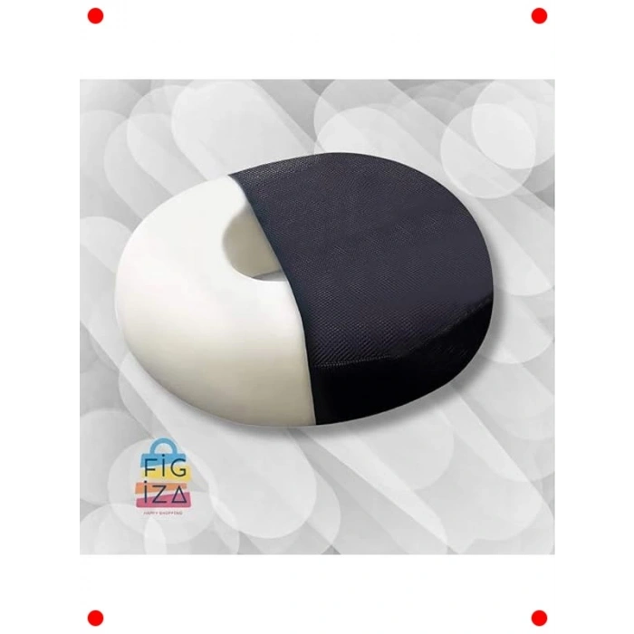 Ortopedik Visco Oturma Simidi Minderi (Siyah)