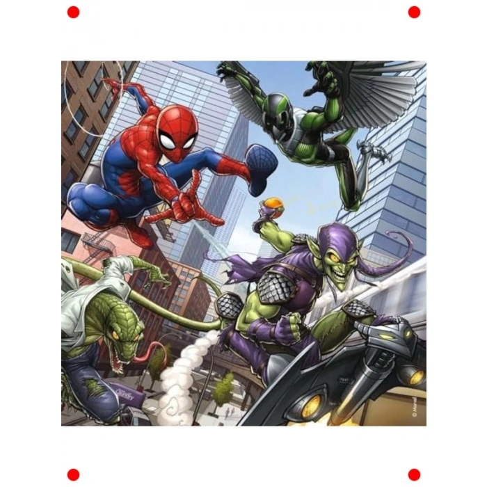 Örümcek Adam Temalı 3x49 Parça Yapboz Seti