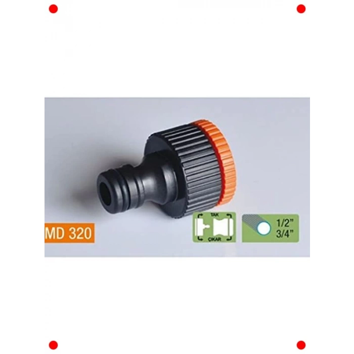 Otomatik Musluk Bağlantısı - 1/2 - 3/4 (Dişi)