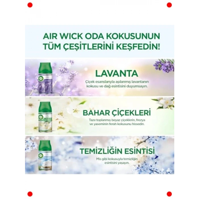 Otomatik Oda Kokusu Sprey Kiti Bahar Çiçekleri Kokusu