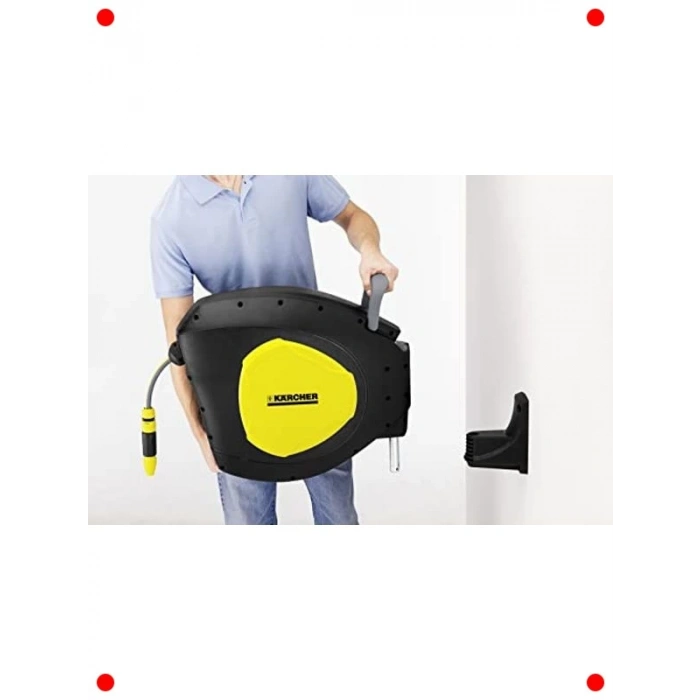 Otomatik Sarımlı Hortum Kutusu, 35m (1/2) Hortumlu