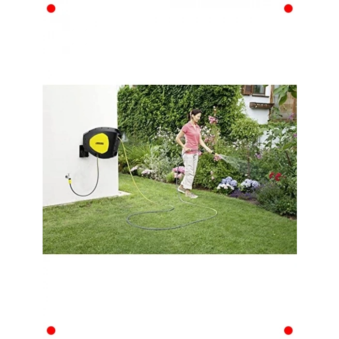 Otomatik Sarımlı Hortum Kutusu, 35m (1/2) Hortumlu