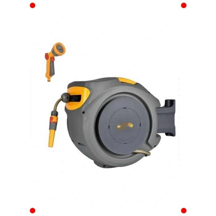 Otomatik Sarmalı Bahçe Hortum Seti + Sprey Tabancası