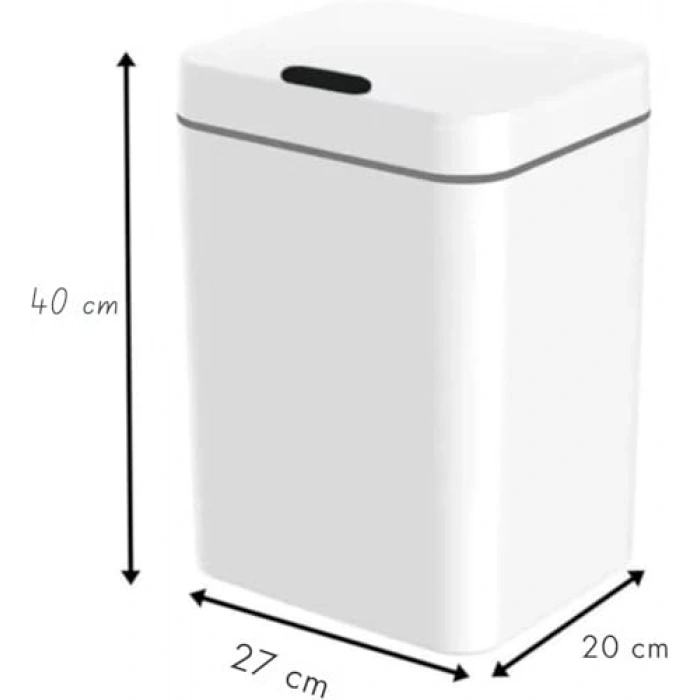 Otomatik Sensörlü 18 L Çöp Kovası, Yerli Üretim