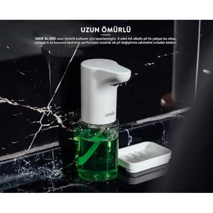 Otomatik Sensörlü Sıvı Sabunluk, 300 ml Kapasiteye Sahip