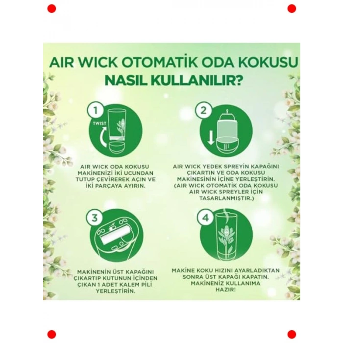 Otomatik Sprey & Bahar Çiçekleri Oda Kokusu Kiti