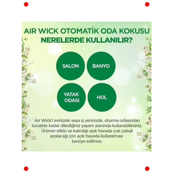 Otomatik Sprey & Bahar Çiçekleri Oda Kokusu Kiti