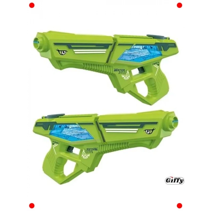 Otomatik Yeşil Pilli Su Tabancası - Yüksek Menzilli