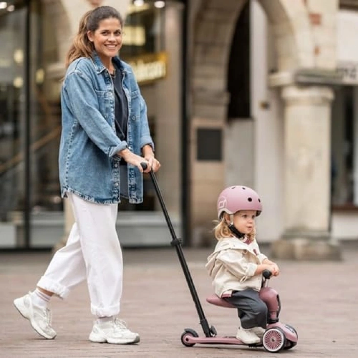 Oturaklı 2si 1 Arada Denge Bisikleti ve Scooter, Ayarlanabilir