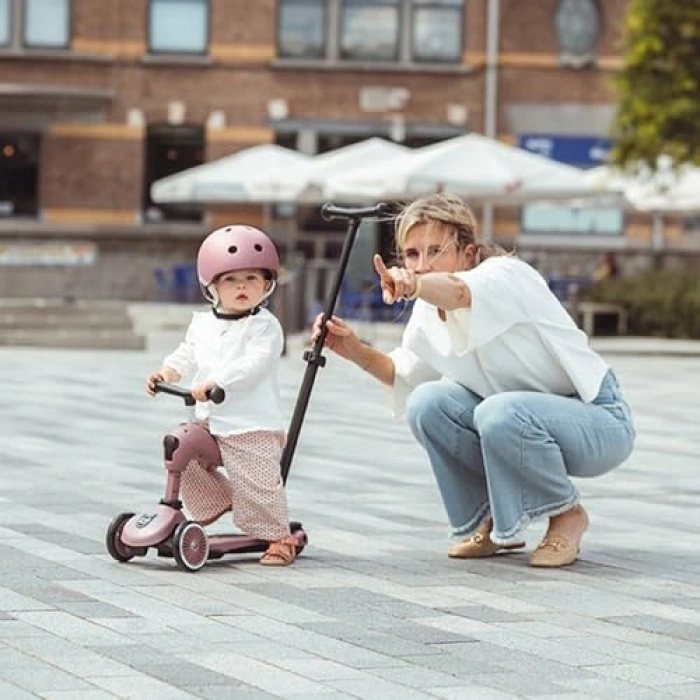 Oturaklı 2si 1 Arada Denge Bisikleti ve Scooter, Ayarlanabilir
