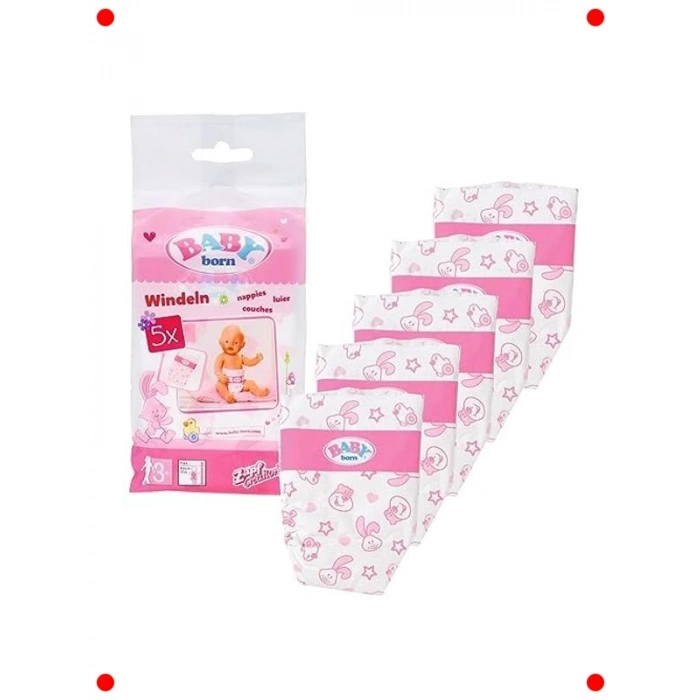 Oyuncak Bebek Bezi Seti (5 Adet)