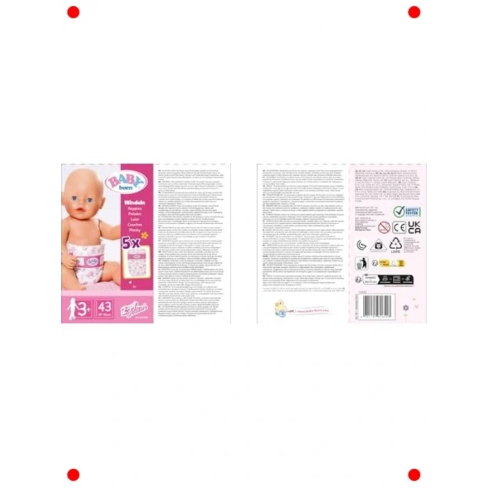 Oyuncak Bebek Bezi Seti (5 Adet)