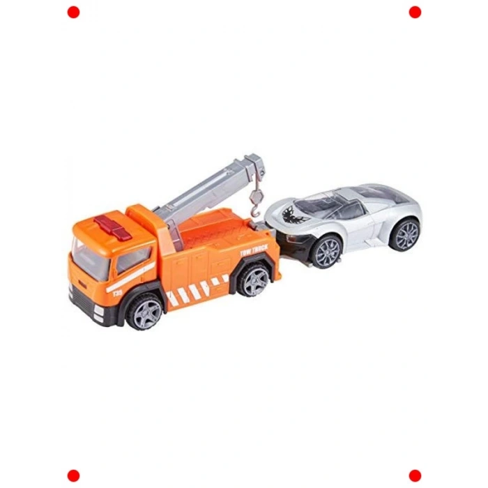 Oyuncak Çekici ve Araç Seti - Eğlenceli Otopark