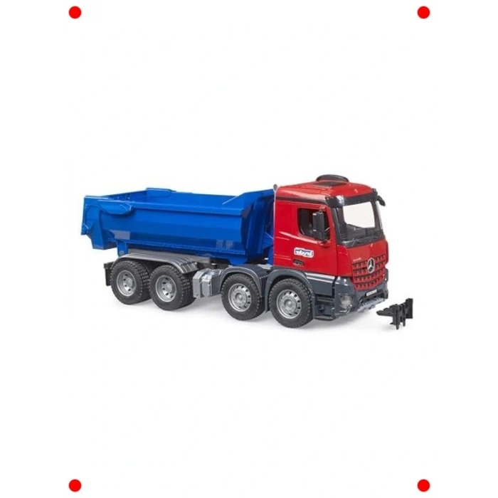 Oyuncak Damperli Kamyon - Kırmızı Mavi