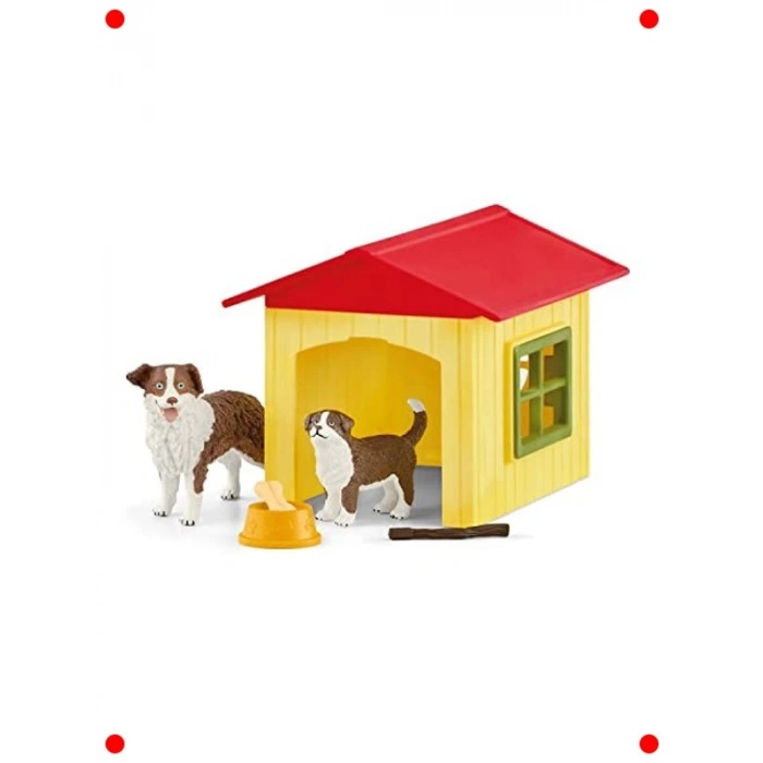 Oyuncak Evcil Köpek Kulübesi Seti