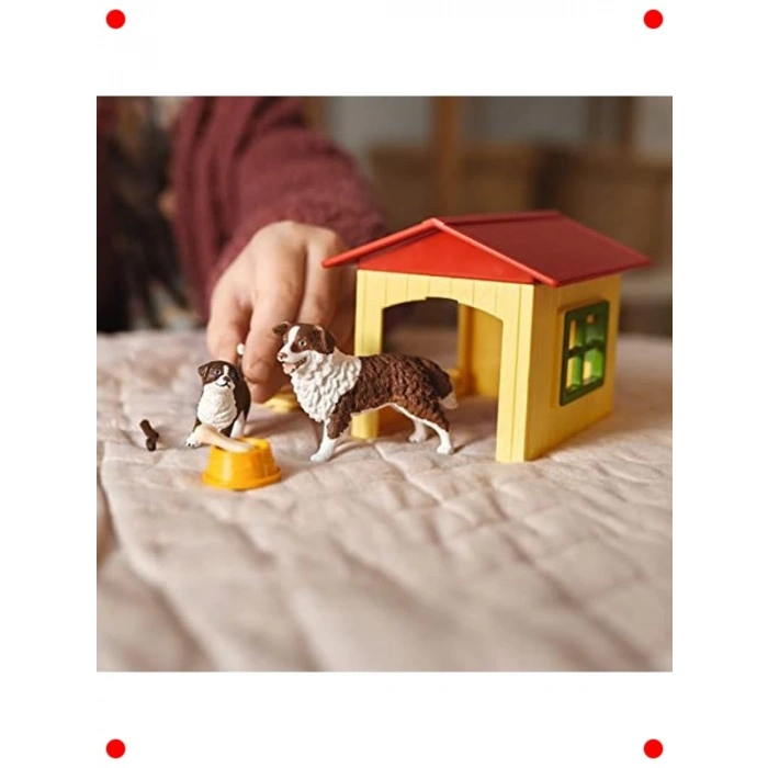 Oyuncak Evcil Köpek Kulübesi Seti