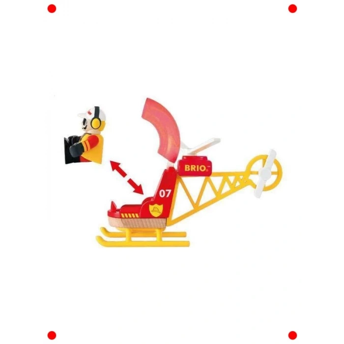 Oyuncak İtfaiye Helikopteri