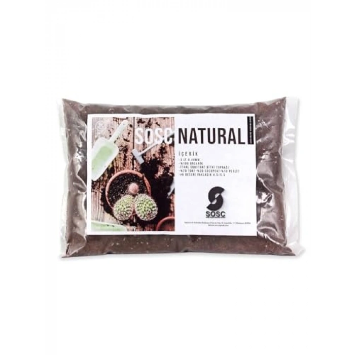 Özel Karışım Saksı Harcı, Cocopeat ve Perlit, Çiçek ve Bitki İçin 3 Litre