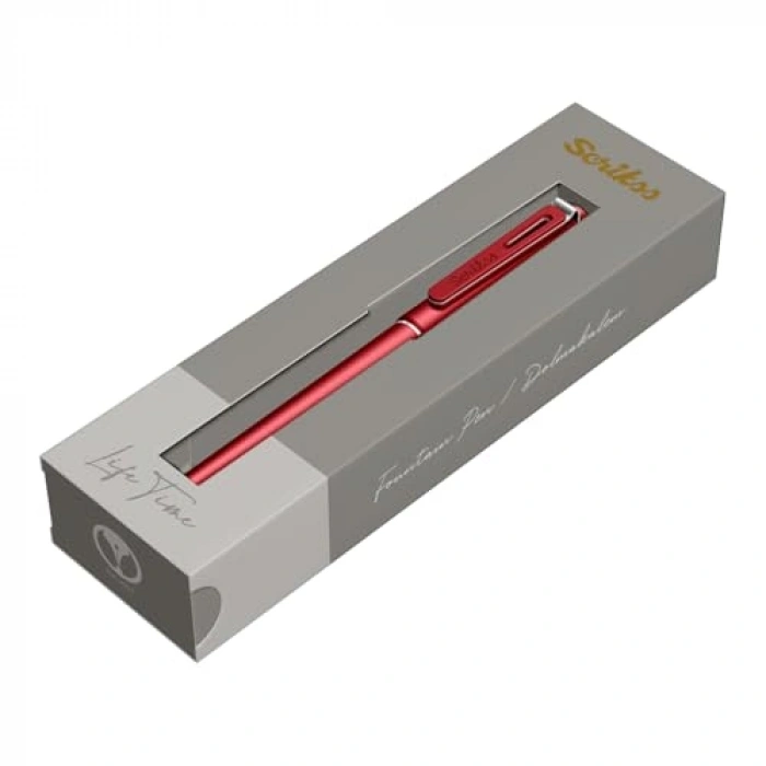 Özel Kutulu Dolmam Kalem, Bordo Renk