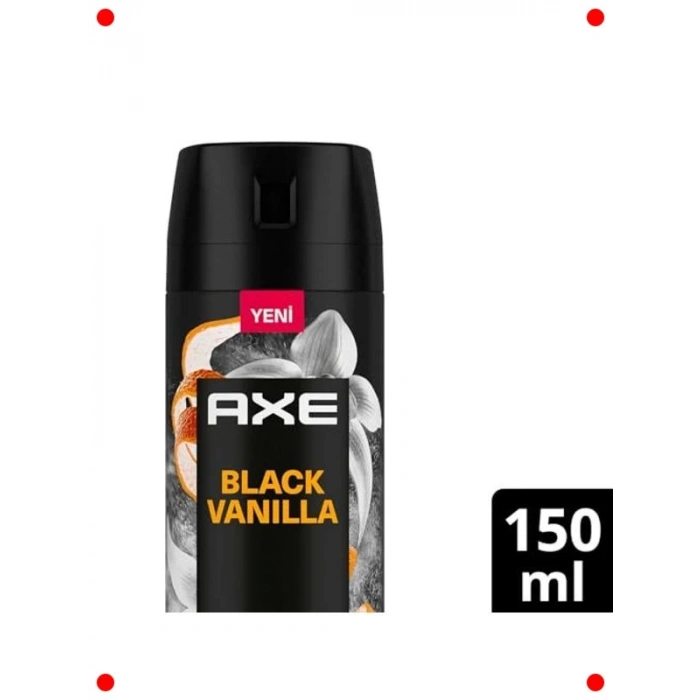 Özel Seri Erkek Sprey Deodorant Siyah Vanilya 150 ml