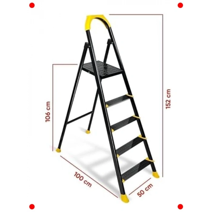 Özel Tasarım Hafif Merdiven - Kaymaz, 125 kg Kapasite