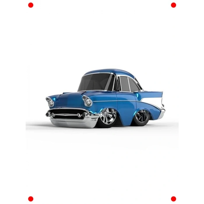 Özel Tasarım Mavi Klasik Yarış Arabası Modeli