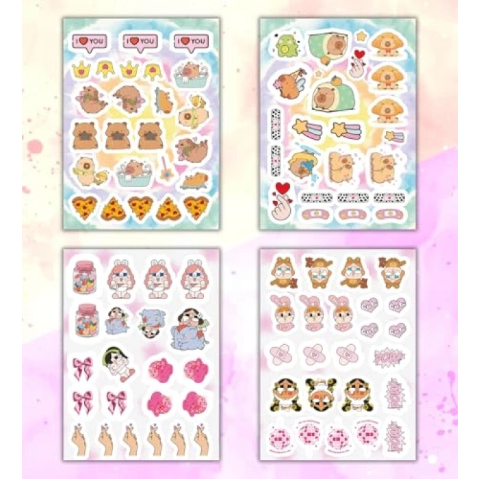 Özel Tasarım Sticker Kitabı, 24x17 cm, 16 Sayfa