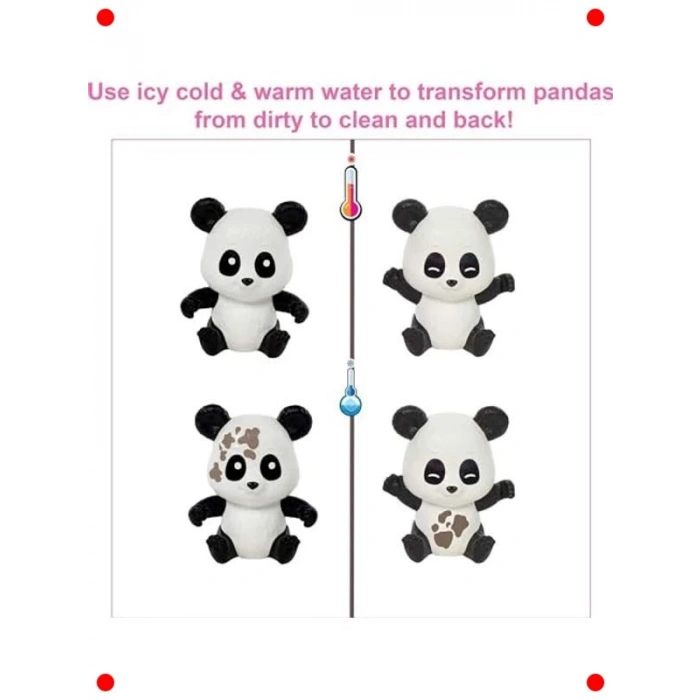 Panda Bakım Oyun Seti - 3 Yaş ve Üzeri Çocuklar İçin