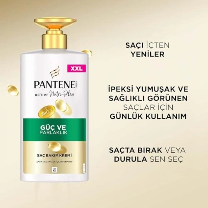 PANTENE Güç ve Parlaklık Saç Kre 500 ml
