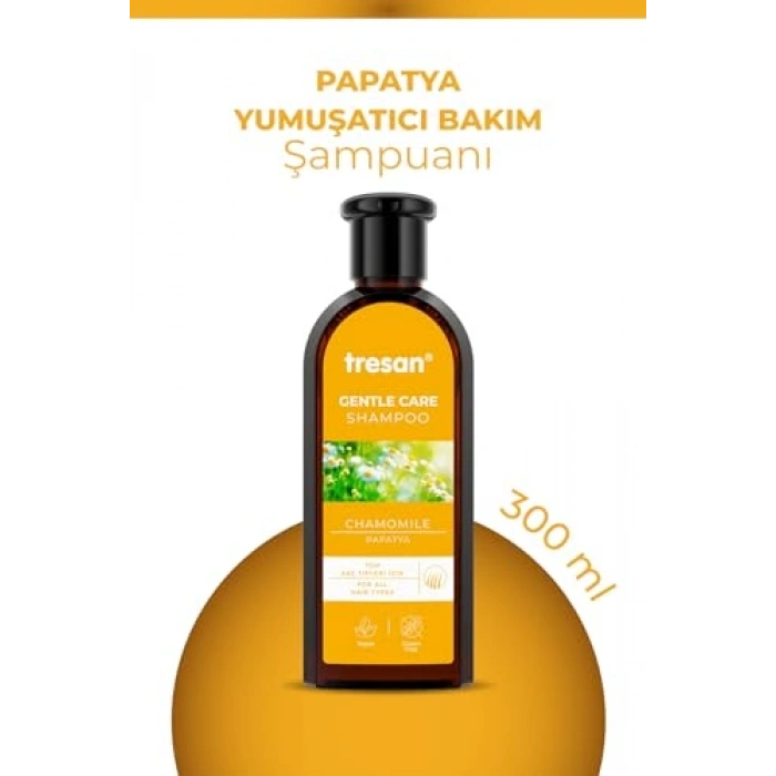 Papatya Özlü Şampuan, 300 ml Tüm Saç Tipleri İçin
