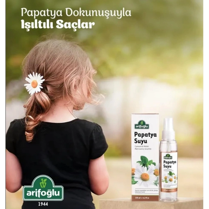 Papatya Suyu, Doğal Cilt Bakım Suyu, 125ml