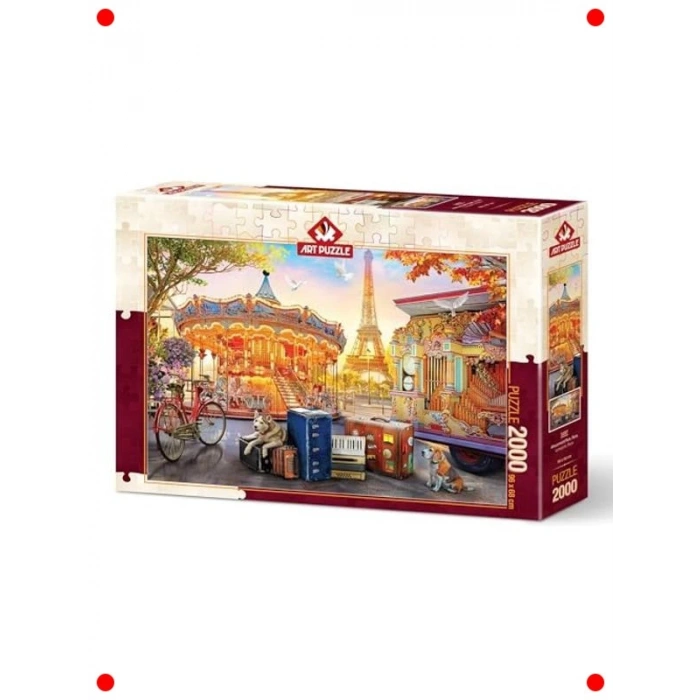 Paris Lunapark Manzaralı 2000 Parça Yapboz