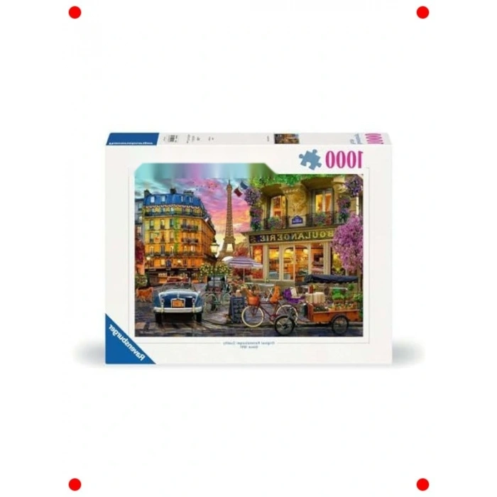 Paris Temalı 1000 Parça Manzara Yapbozu