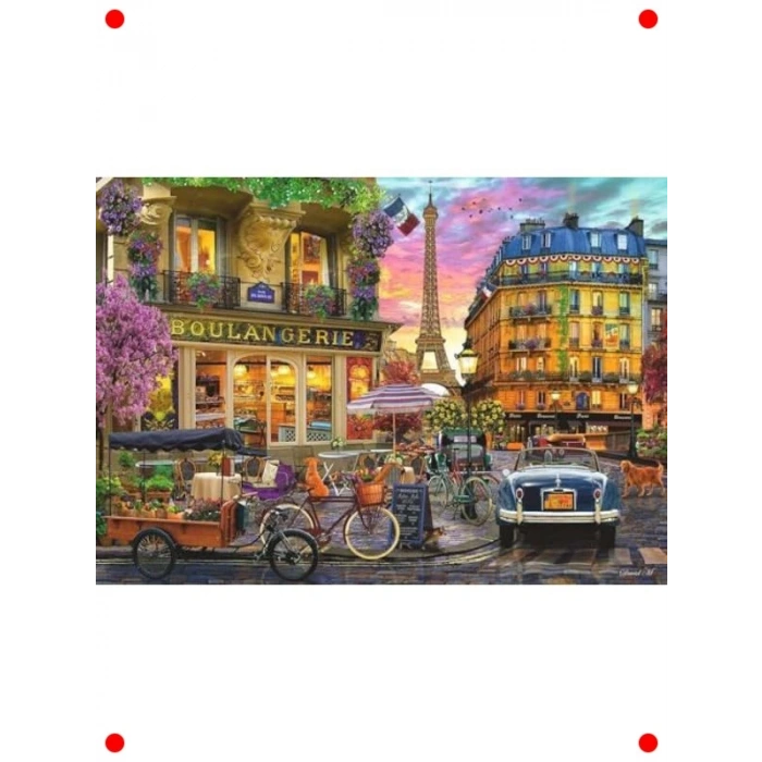 Paris Temalı 1000 Parça Manzara Yapbozu