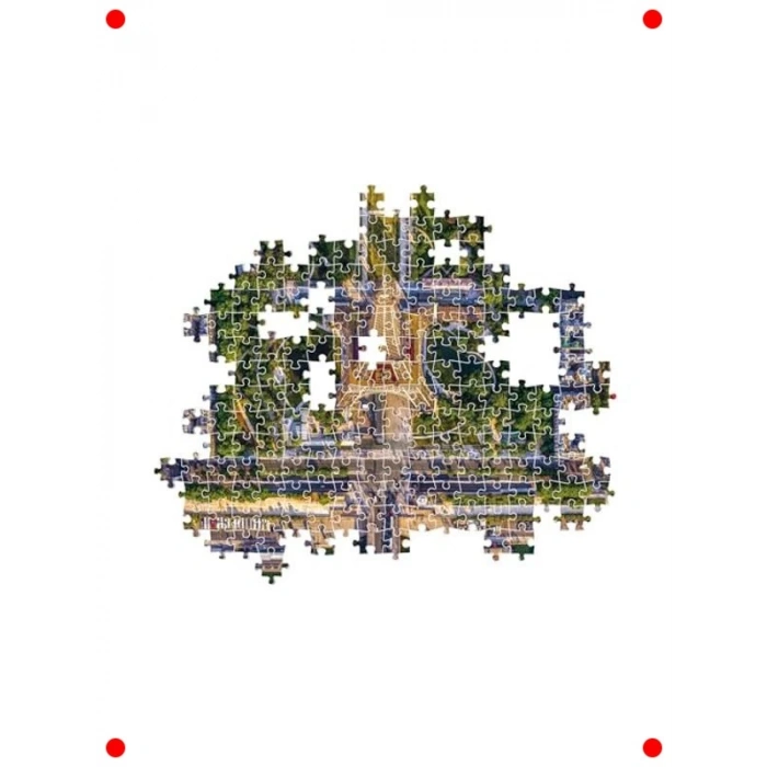 Paris Üzerinden Uçuş 1500 Parça Manzara Yapbozu