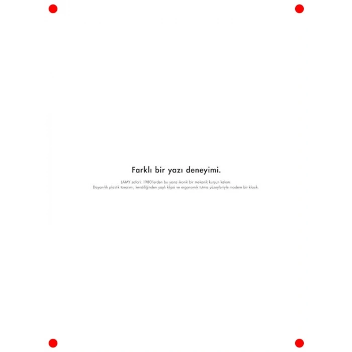 Parlak Beyaz Mekanik Kurşun Kalem