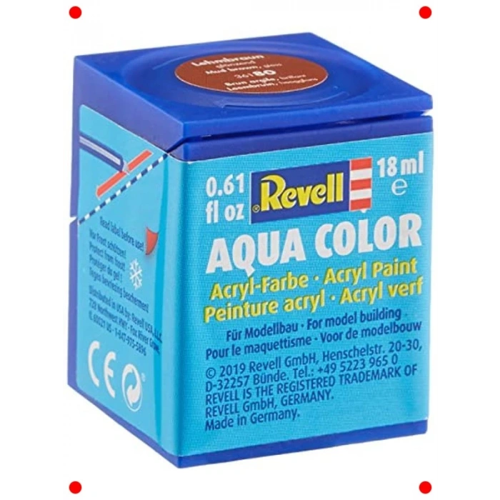 Parlak Çamur Kahvesi Su Bazlı Maket Boyası (18 Ml)