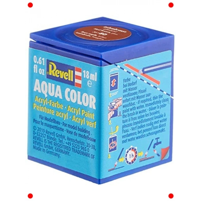 Parlak Çamur Kahvesi Su Bazlı Maket Boyası (18 Ml)