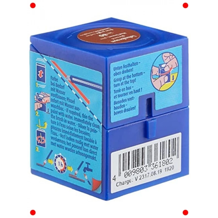 Parlak Çamur Kahvesi Su Bazlı Maket Boyası (18 Ml)