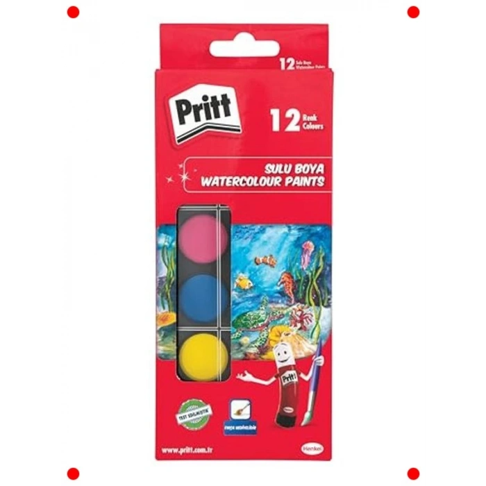 Parlak Renkler Suluboya Boya Seti