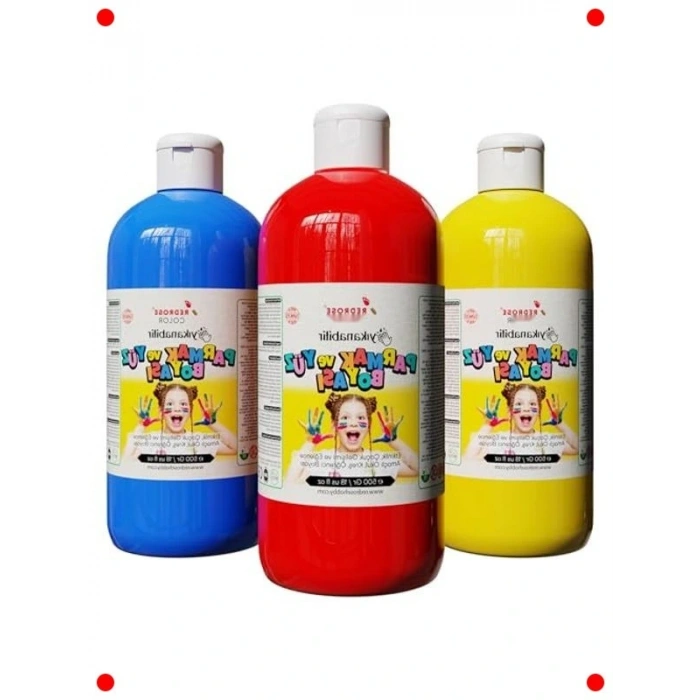 Parmak sı 3lü Set (Kırmızı, Mavi, Sarı) 3x500 gr