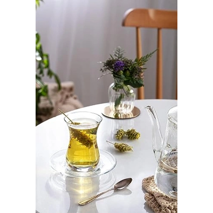 Paşabahçe AIDA ÇAY BARDAĞI 140 CC 6LI PENCERELİ KUTU