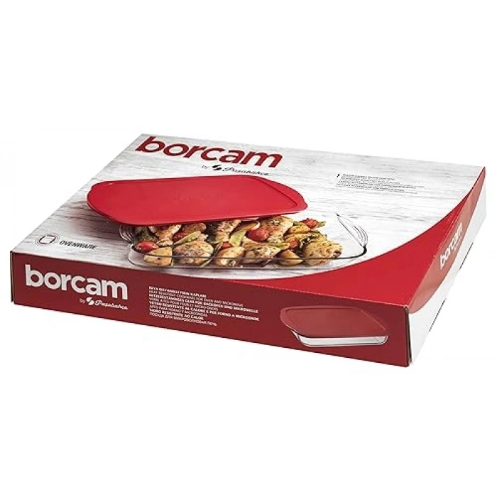 Paşabahçe BORCAM FIRIN TEPSILERI 3850 CC T A TEKLİ HEDİYELİK KUTU