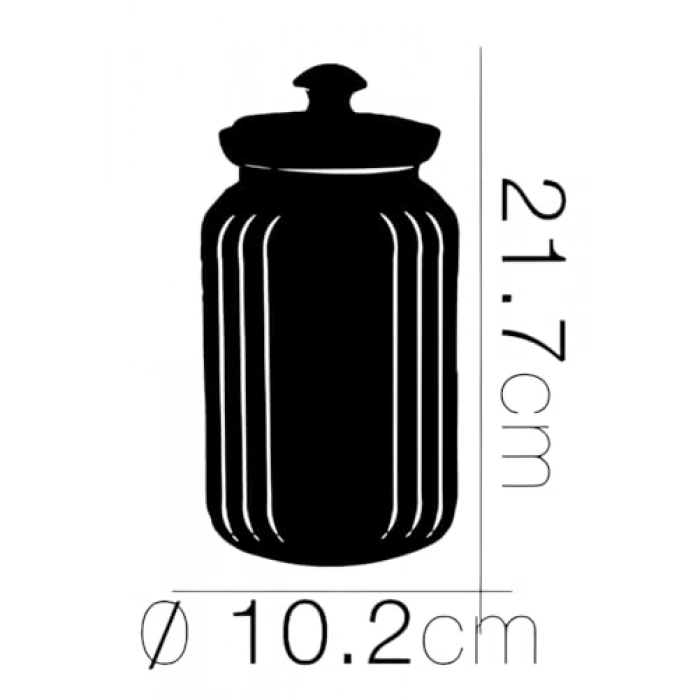 Paşabahçe  Cam Kapaklı Kavanoz, 1500cc